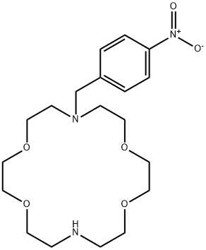 7(4-NITROBENZYL)-1,4,10,13-TETRAOXA-7,16 -DIAZACYCLOOCTADECAN Struktur