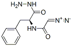 N-Diazoacetyl-L-phenylalanine hydrazide Struktur