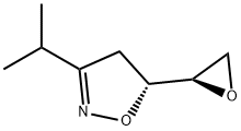 Isoxazole, 4,5-dihydro-3-(1-methylethyl)-5-oxiranyl-, (R*,R*)- (9CI) Struktur