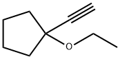 Cyclopentane, 1-ethoxy-1-ethynyl- (9CI) Struktur