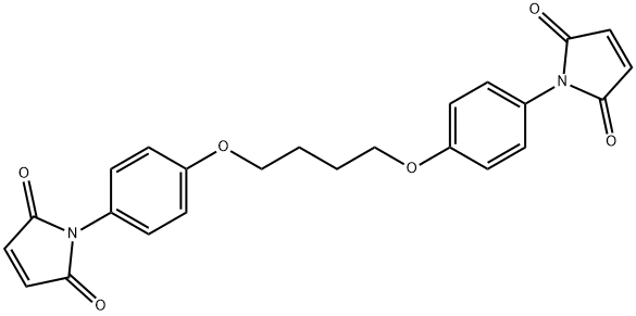 1,4-BIS(4-MALEIMIDOPHENOXY)BUTANE Struktur