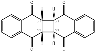 Dibenzo[b,h]biphenylene-5,6,11,12-tetrone, 5a,5b,11a,11b-tetrahydro-,  (5aalpha,5bbeta,11abeta,11balpha)- Struktur