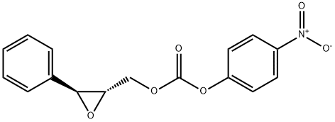 (2S,3S)-2,3-EPOXY-3-PHENYLPROPYL 4-NITROPHENYL CARBONATE Struktur