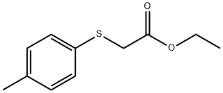 4-METHYL-(PHENYLTHIO) ACETIC ACID ETHYL ESTER Struktur