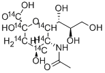 CMP SIALIC ACID, [SIALIC-6-14C] Struktur