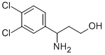 3-AMINO-3-(3,4-DICHLORO-PHENYL)-PROPAN-1-OL Struktur