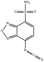 7-aminosulfonyl-4-(2,1,3-benzoxadiazolyl)isothiocyanate Struktur