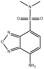 4-(N,N-Dimethylaminosulfonyl)-7-amino-2,1,3-benzoxadiazole Struktur