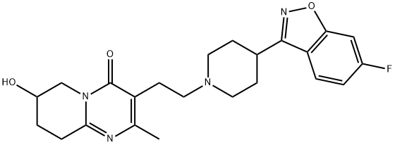 7-HYDROXY RISPERIDONE Struktur