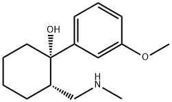 (-)-N-Desmethyl Tramadol Struktur