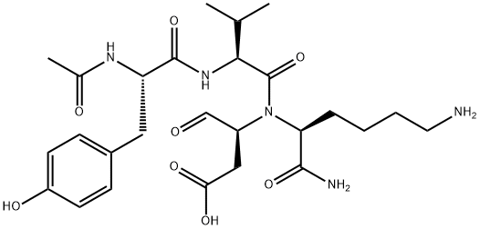 N-ACETYL-TYR-VAL-LYS-ASP-AL Struktur