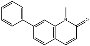 Carbostyril, 1-methyl-7-phenyl- (8CI) Struktur