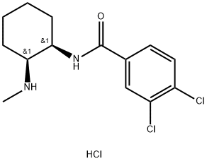 N-(2-methylaminocyclohexyl)-3,4-dichlorobenzamide Struktur