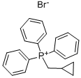 (CYCLOPROPYLMETHYL)TRIPHENYLPHOSPHONIUM BROMIDE Struktur