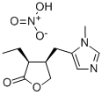 Pilocarpine nitrate Struktur