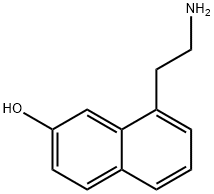 2-(7-Hydroxy-1-naphthyl)ethylaMine Struktur