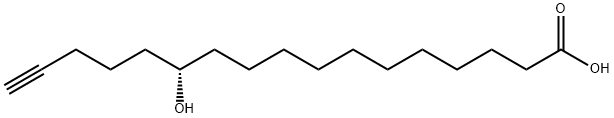 12(S)-HYDROXY-16-HEPTADECYNOIC ACID Struktur