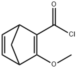 Bicyclo[2.2.1]hepta-2,5-diene-2-carbonyl chloride, 3-methoxy- (9CI) Struktur