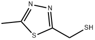 1,3,4-Thiadiazole-2-methanethiol,  5-methyl- Struktur