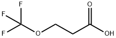 3-(Trifluoromethoxy)propanoic acid Struktur