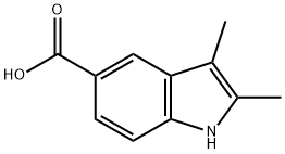 2,3-DIMETHYL-1H-INDOLE-5-CARBOXYLIC ACID Struktur