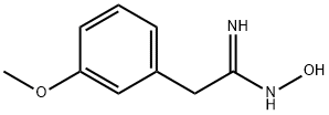 N-HYDROXY-2-(3-METHOXY-PHENYL)-ACETAMIDINE Struktur