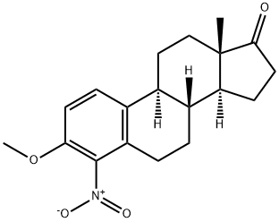 4-nitroestrone 3-methyl ether Struktur