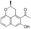 1-[(S)-2,3-Dihydro-5-hydroxy-2-methylnaphtho[1,8-bc]pyran-4-yl]ethanone Struktur