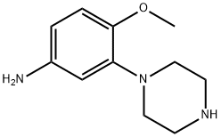 1-(5-AMINO-2-METHOXYPHENYL)PIPERAZINE Struktur