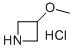 3-Methoxyazetidine hydrochloride Struktur