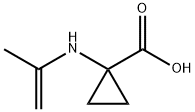 Cyclopropanecarboxylic acid, 1-[(1-methylethenyl)amino]- (9CI) Struktur