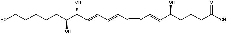 20-hydroxylipoxin B4 Struktur