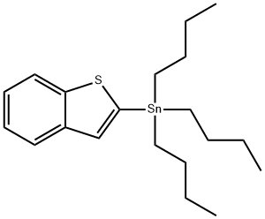 2-TRIBUTYLSTANNYLBENZO[B]THIOPHENE Struktur