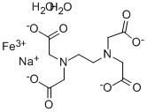 ETHYLENEDIAMINETETRAACETIC ACID, IRON(III) SODIUM SALT HYDRATE Struktur