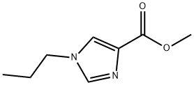 1H-Imidazole-4-carboxylicacid,1-propyl-,methylester(9CI) Struktur