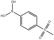 4-(METHYLSULFONYL)PHENYLBORONIC ACID Structure