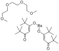 BIS(2,2,6,6-TETRAMETHYL-3,5-HEPTANEDIONATO)BARIUM TRIGLYME ADDUCT price.