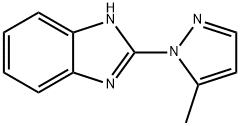 1H-Benzimidazole,2-(5-methyl-1H-pyrazol-1-yl)-(9CI) Struktur