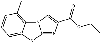 5-METHYLIMIDAZO[2,1-B]BENZOTHIAZOLE-2-CARBOXYLIC ACID ETHYL ESTER Struktur