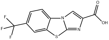 7-(TRIFLUOROMETHYL)IMIDAZO[2,1-B]BENZOTHIAZOLE-2-CARBOXYLIC ACID Struktur