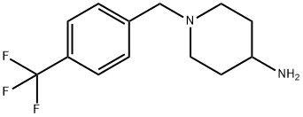 1-(4-Trifluoromethyl-benzyl)-piperidin-4-ylamine Struktur