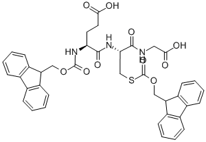 N,S-BIS-FMOC-GLUTATHIONE Struktur