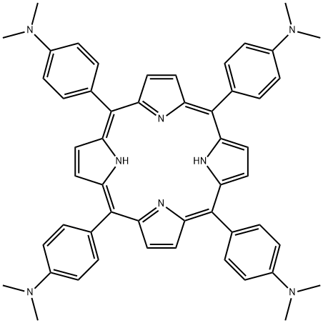 5,10,15,20-TETRA(4-DIMETHYLAMINOPHENYL)PORPHYRIN Struktur