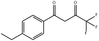 1-(4-ETHYL-PHENYL)-4,4,4-TRIFLUORO-BUTANE-1,3-DIONE Struktur