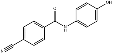 4-cyano-N-(4-hydroxyphenyl)benzamide Struktur