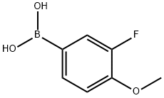 3-Fluoro-4-methoxybenzeneboronic acid Structure