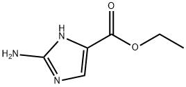 1H-Imidazole-4-carboxylicacid,2-amino-,ethylester(9CI) Struktur