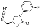 2-OXAZOLIDINONE, 5-(AZIDOMETHYL)-3-(3-FLUOROPHENYL)-, (5R)-