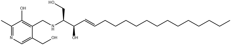 N-(4'-pyridoxyl)sphingosine Struktur