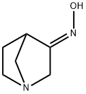 1-Azabicyclo[2.2.1]heptan-3-one,oxime,(E)-(9CI) Struktur